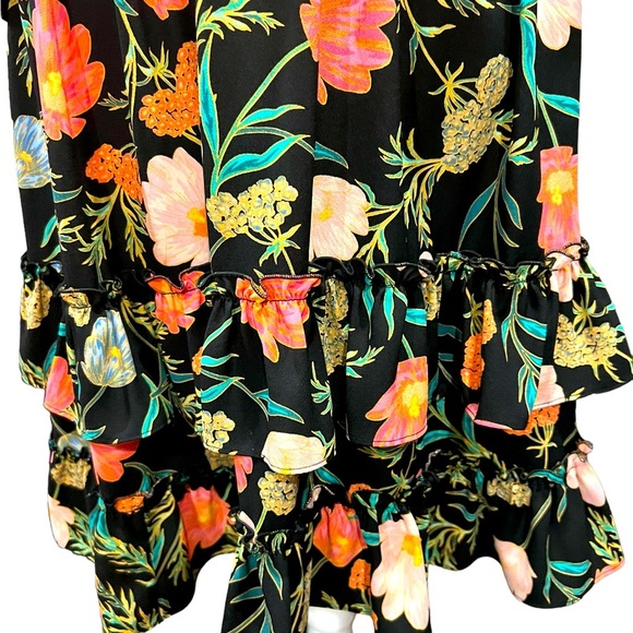 Kate Spade Floral Blooming Cold Shoulder Dress - Picture 4 of 9